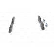 BOSCH 0 986 494 930 - Jeu de 4 plaquettes de frein arrière