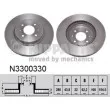 NIPPARTS N3300330 - Jeu de 2 disques de frein avant