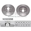 NIPPARTS N3303098 - Jeu de 2 disques de frein avant