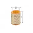 BOSCH 1 457 432 106 - Filtre à air