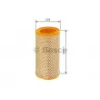 BOSCH 1 457 433 230 - Filtre à air