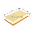 BOSCH 1 457 433 523 - Filtre à air
