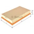 BOSCH 1 457 433 536 - Filtre à air