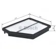 BOSCH 1 457 433 584 - Filtre à air