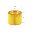 BOSCH 1 457 433 590 - Filtre à air
