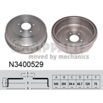 Tambour de frein NIPPARTS OEM 583294A200