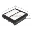 BOSCH 1 987 429 164 - Filtre à air
