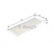 BOSCH 1 987 431 187 - Filtre, air de l'habitacle