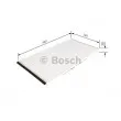 BOSCH 1 987 431 204 - Filtre, air de l'habitacle