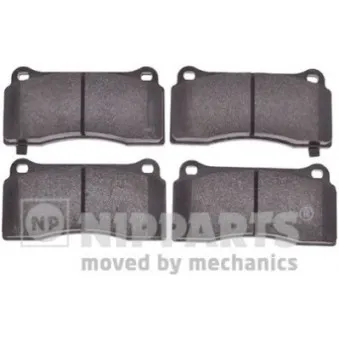 Jeu de 4 plaquettes de frein arrière NIPPARTS OEM D4060JF20C