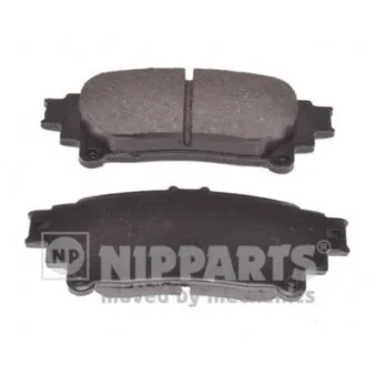 NIPPARTS N3612044 - Jeu de 4 plaquettes de frein arrière