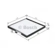 BOSCH 1 987 432 164 - Filtre, air de l'habitacle