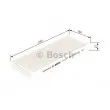 BOSCH 1 987 432 259 - Filtre, air de l'habitacle