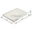 BOSCH 1 987 432 309 - Filtre, air de l'habitacle