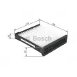 BOSCH 1 987 435 009 - Filtre, air de l'habitacle