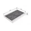 BOSCH 1 987 435 543 - Filtre, air de l'habitacle