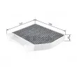 BOSCH 1 987 435 545 - Filtre, air de l'habitacle