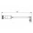 BOSCH 1 987 473 037 - Contact d'avertissement, usure des plaquettes de frein