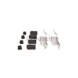 BOSCH 1 987 474 805 - Kit d'accessoires, plaquette de frein à disque