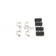 BOSCH 1 987 474 820 - Kit d'accessoires, plaquette de frein à disque