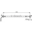 BOSCH 1 987 481 830 - Flexible de frein
