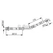 BOSCH 1 987 481 933 - Flexible de frein
