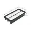BOSCH F 026 400 016 - Filtre à air