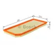 BOSCH F 026 400 026 - Filtre à air