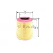 BOSCH F 026 400 080 - Filtre à air