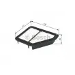 BOSCH F 026 400 132 - Filtre à air