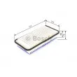 BOSCH F 026 400 143 - Filtre à air