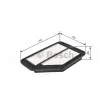 BOSCH F 026 400 159 - Filtre à air