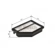 BOSCH F 026 400 161 - Filtre à air