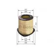 BOSCH F 026 400 207 - Filtre à air