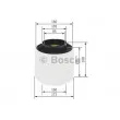 BOSCH F 026 400 283 - Filtre à air