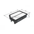 BOSCH F 026 400 481 - Filtre à air