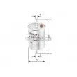 BOSCH F 026 402 001 - Filtre à carburant