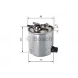 BOSCH F 026 402 072 - Filtre à carburant