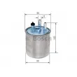 BOSCH F 026 402 081 - Filtre à carburant