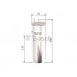 BOSCH F 026 402 092 - Filtre à carburant