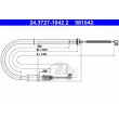 ATE 24.3727-1042.2 - Tirette à câble, frein de stationnement