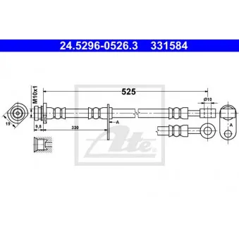 Flexible de frein ATE 24.5296-0526.3