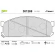 VALEO 301269 - Jeu de 4 plaquettes de frein avant