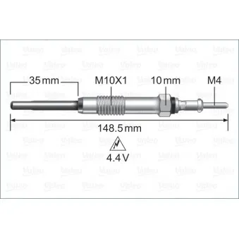 Bougie de préchauffage VALEO OEM LR029960