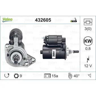 Démarreur VALEO OEM 020911023M