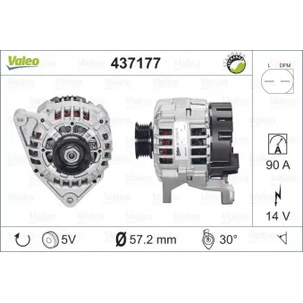Alternateur VALEO OEM 06B903016