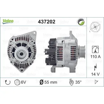 Alternateur VALEO OEM 7700436626