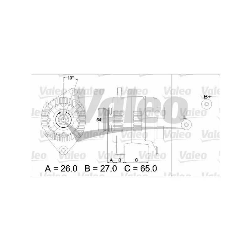 Alternateur VALEO 437204 - Visuel 1