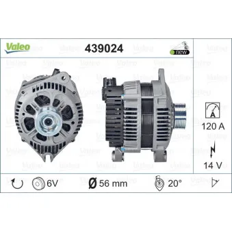 Alternateur VALEO OEM 5705E8