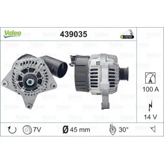 Alternateur VALEO OEM 12311747205